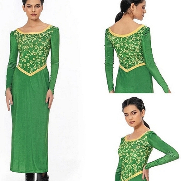 None Dresses & Skirts - PRINCESS FIONA Elegant Dress Shrek Halloween Costume NWT
